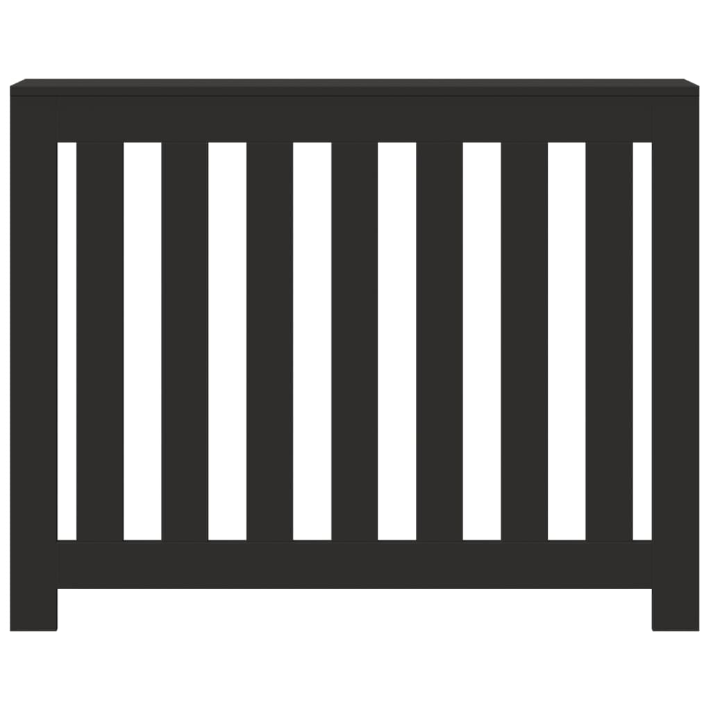 Vidaxx boîtier de radiateur 104x20x82 cm bois fini noir