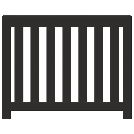 Vidaxx boîtier de radiateur 104x20x82 cm bois fini noir