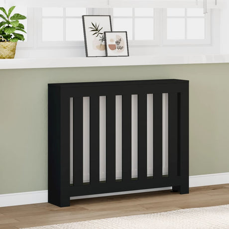 Vidaxx boîtier de radiateur 104x20x82 cm bois fini noir