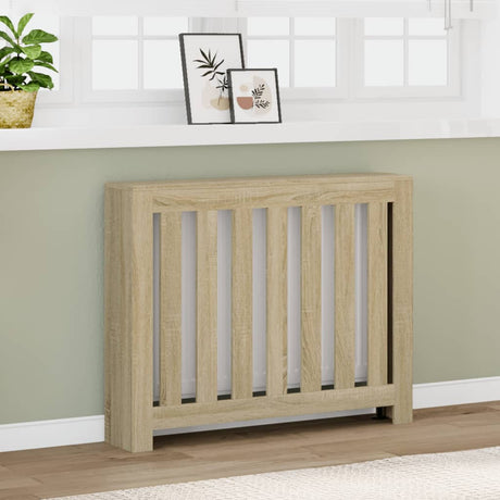 Vidaxx caisson de radiateur 104x20x82 cm en dérivé du bois couleur chêne sonoma