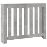 Vidaxx caisson de radiateur 104x20x82 cm bois d'ingénierie béton gris