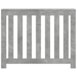 Vidaxx caisson de radiateur 104x20x82 cm bois d'ingénierie béton gris