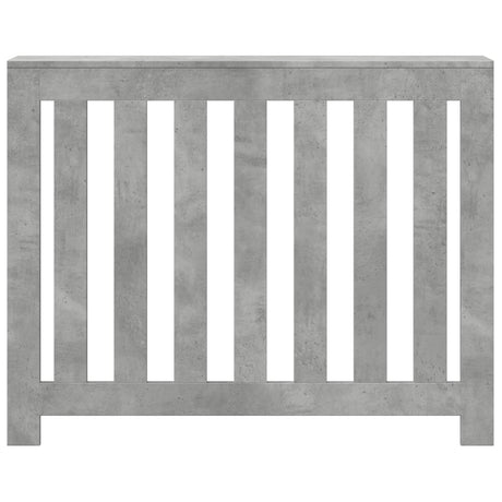 Vidaxx caisson de radiateur 104x20x82 cm bois d'ingénierie béton gris