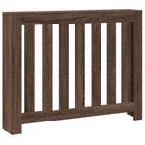 Vidaxx caisson de radiateur 104x20x82 cm bois d'ingénierie, chêne brun