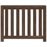Vidaxx caisson de radiateur 104x20x82 cm bois d'ingénierie, chêne brun
