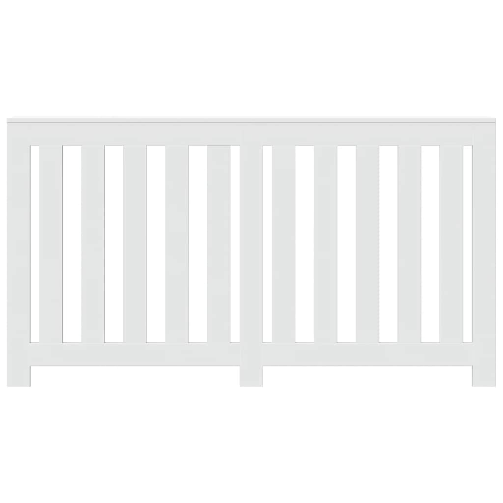 Vidaxx contour de radiateur 149x20x82 cm bois d'ingénierie blanc