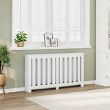 Vidaxx contour de radiateur 149x20x82 cm bois d'ingénierie blanc