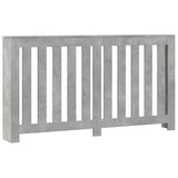 Vidaxx caisson de radiateur 149x20x82 cm bois d'ingénierie béton gris