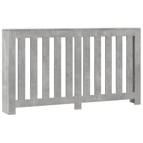 Vidaxx caisson de radiateur 149x20x82 cm bois d'ingénierie béton gris