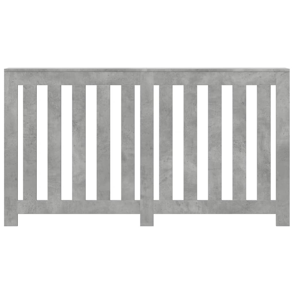 Vidaxx caisson de radiateur 149x20x82 cm bois d'ingénierie béton gris