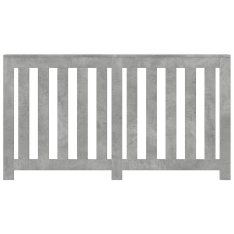 Vidaxx caisson de radiateur 149x20x82 cm bois d'ingénierie béton gris