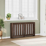 Vidaxx caisson de radiateur 149x20x82 cm bois fini, chêne brun