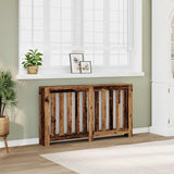 Vidaxx transformation de radiateur 149x20x82 cm bois traité, vieux bois