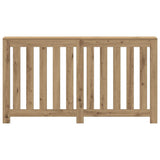 Caisson de radiateur Vidaxx 149x20x82 cm en bois ouvragé, coloris chêne artisanal