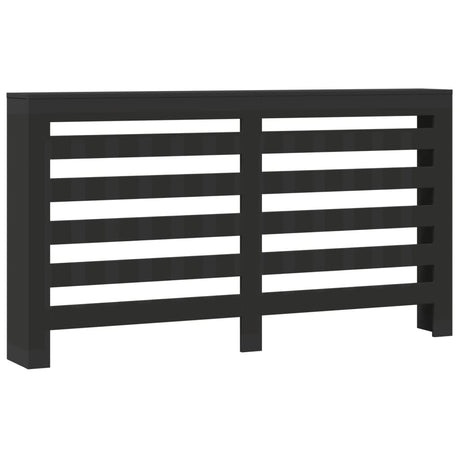 Vidaxx contour de radiateur 175x20x82 cm bois fini noir