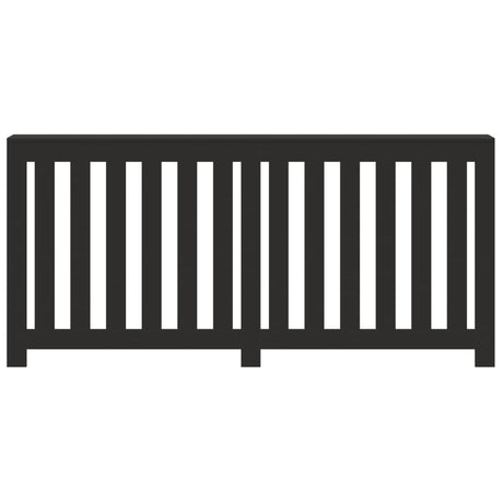 Vidaxx contour de radiateur 175x20x82 cm bois fini noir