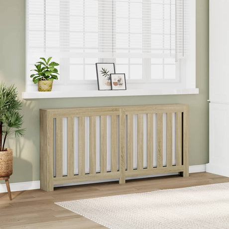 Vidaxx caisson de radiateur 175x20x82 cm en dérivé du bois couleur chêne sonoma