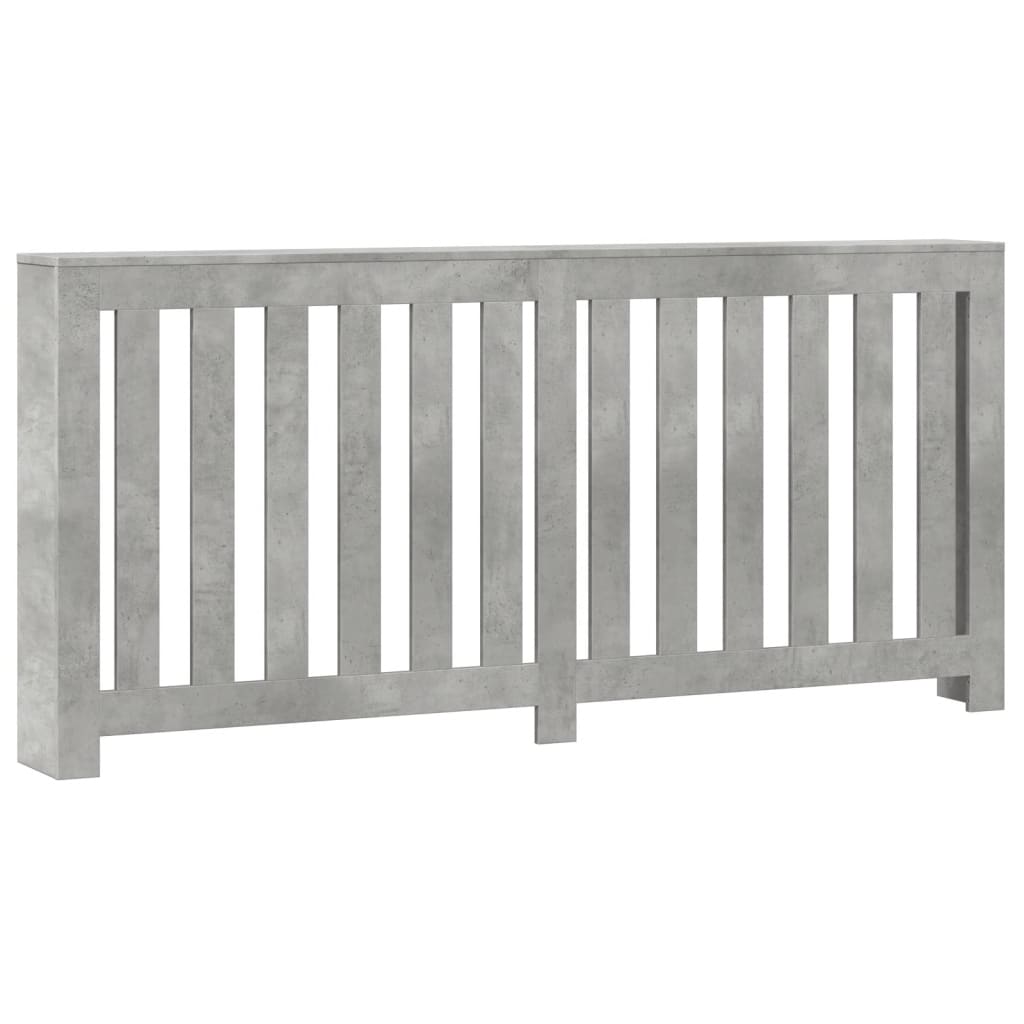 Vidaxx caisson de radiateur 175x20x82 cm bois d'ingénierie béton gris