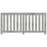 Vidaxx caisson de radiateur 175x20x82 cm bois d'ingénierie béton gris