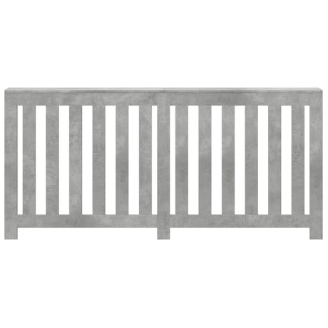 Vidaxx caisson de radiateur 175x20x82 cm bois d'ingénierie béton gris