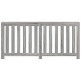 Vidaxx caisson de radiateur 175x20x82 cm bois d'ingénierie chêne sonoma gris