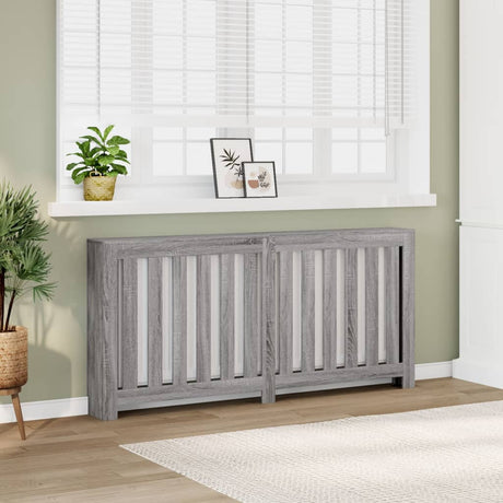 Vidaxx caisson de radiateur 175x20x82 cm bois d'ingénierie chêne sonoma gris