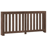 VidaXL Caisson de radiateur 175x20x82 cm bois d'ingénierie chêne brun