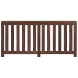 VidaXL Caisson de radiateur 175x20x82 cm bois d'ingénierie chêne brun