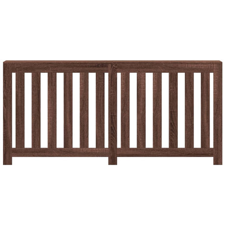 VidaXL Caisson de radiateur 175x20x82 cm bois d'ingénierie chêne brun