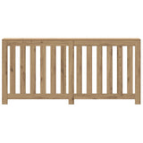 Caisson de radiateur Vidaxx 175x20x82 cm en bois ouvragé, coloris chêne artisanal
