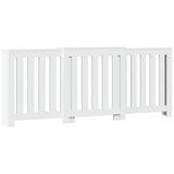 Vidaxx caisson de radiateur 205x21,5x83,5 cm bois d'ingénierie blanc