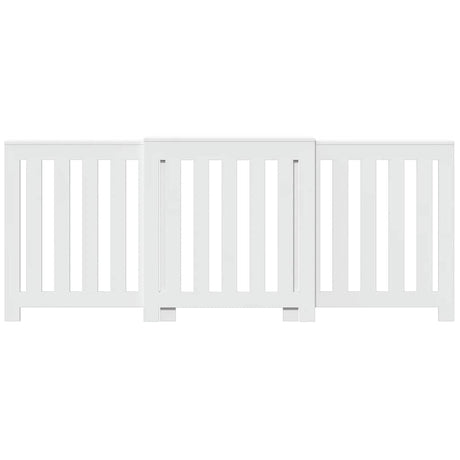 Vidaxx caisson de radiateur 205x21,5x83,5 cm bois d'ingénierie blanc