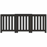 Vidaxx boîtier de radiateur 205x21,5x83,5 cm bois fini noir