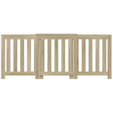Vidaxx contour de radiateur 205x21,5x83,5 cm en dérivé du bois couleur chêne sonoma