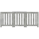 Vidaxx transformation de radiateur 205x21,5x83,5 cm bois d'ingénierie béton gris