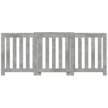 Vidaxx transformation de radiateur 205x21,5x83,5 cm bois d'ingénierie béton gris