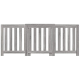 Vidaxx contour de radiateur 205x21,5x83,5 cm bois d'ingénierie chêne sonoma gris