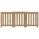 Caisson de radiateur Vidaxx 205x21,5x83,5 cm bois travaillé, chêne artisanal