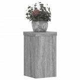 VidaXL supports pour plantes 2 pcs 10x10x18 cm bois d'ingénierie gris sonoma