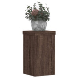 Vidaxx supports pour plantes 2 pcs 10x10x18 cm bois traité chêne brun