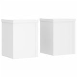 Vidaxx supports pour plantes 2 pcs 15x15x20 cm bois d'ingénierie blanc