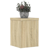 Vidaxx supports pour plantes 2 pcs 15x15x20 cm bois d'ingénierie chêne sonoma