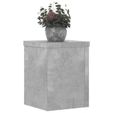 Vidaxx supports pour plantes 2 pcs 15x15x20 cm bois d'ingénierie béton gris