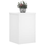 VidaXL supports pour plantes 2 pcs 20x20x30 cm bois d'ingénierie blanc