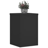 VidaXL supports pour plantes 2 pcs 20x20x30 cm bois traité noir