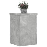 Vidaxx supports pour plantes 2 pcs 20x20x30 cm bois d'ingénierie béton gris