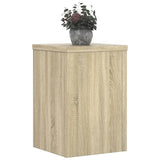 Vidaxxl supports pour plantes 2 pcs 25x25x35 cm chêne sonoma en dérivé du bois