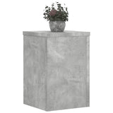 Vidaxx supports pour plantes 2 pcs 25x25x35 cm bois d'ingénierie béton gris