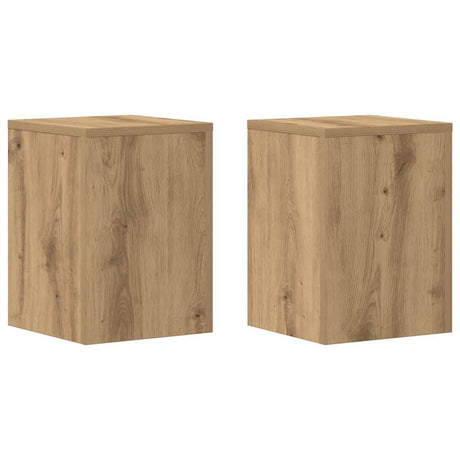Vidaxx porte-plantes 2 pcs 25x25x35 cm bois chêne artisanal