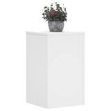 Vidaxx supports pour plantes 2 pcs 30x30x50 cm bois d'ingénierie blanc